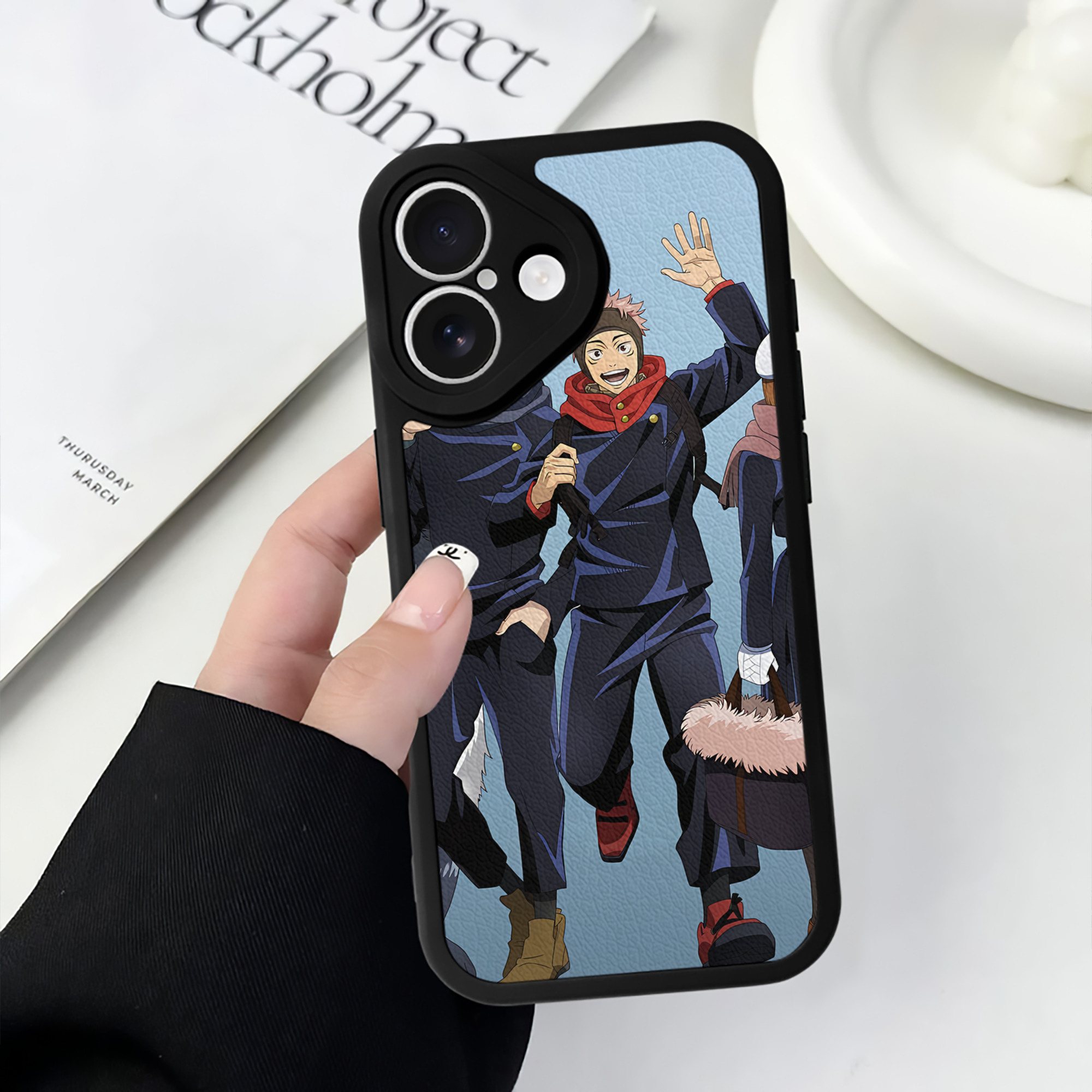 （画像用） SPY×FAMILY间谍家家酒 【iPhone 16シリーズ対応】シリコンスマホケース（レザー調） 材質：シリコン